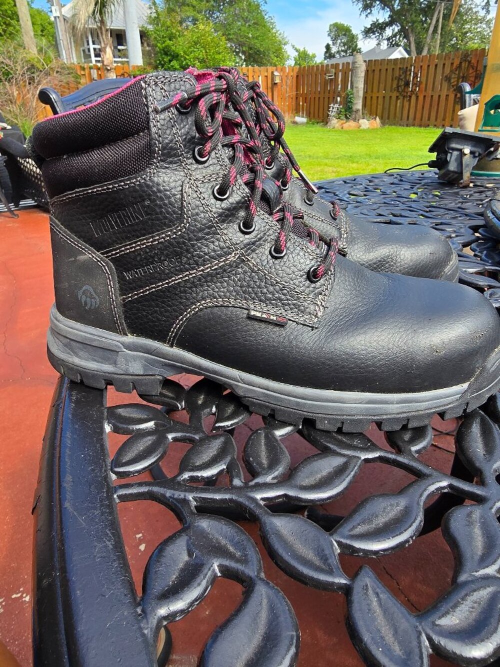 Wolverine Steel Toe Wkboots 9.5W Black